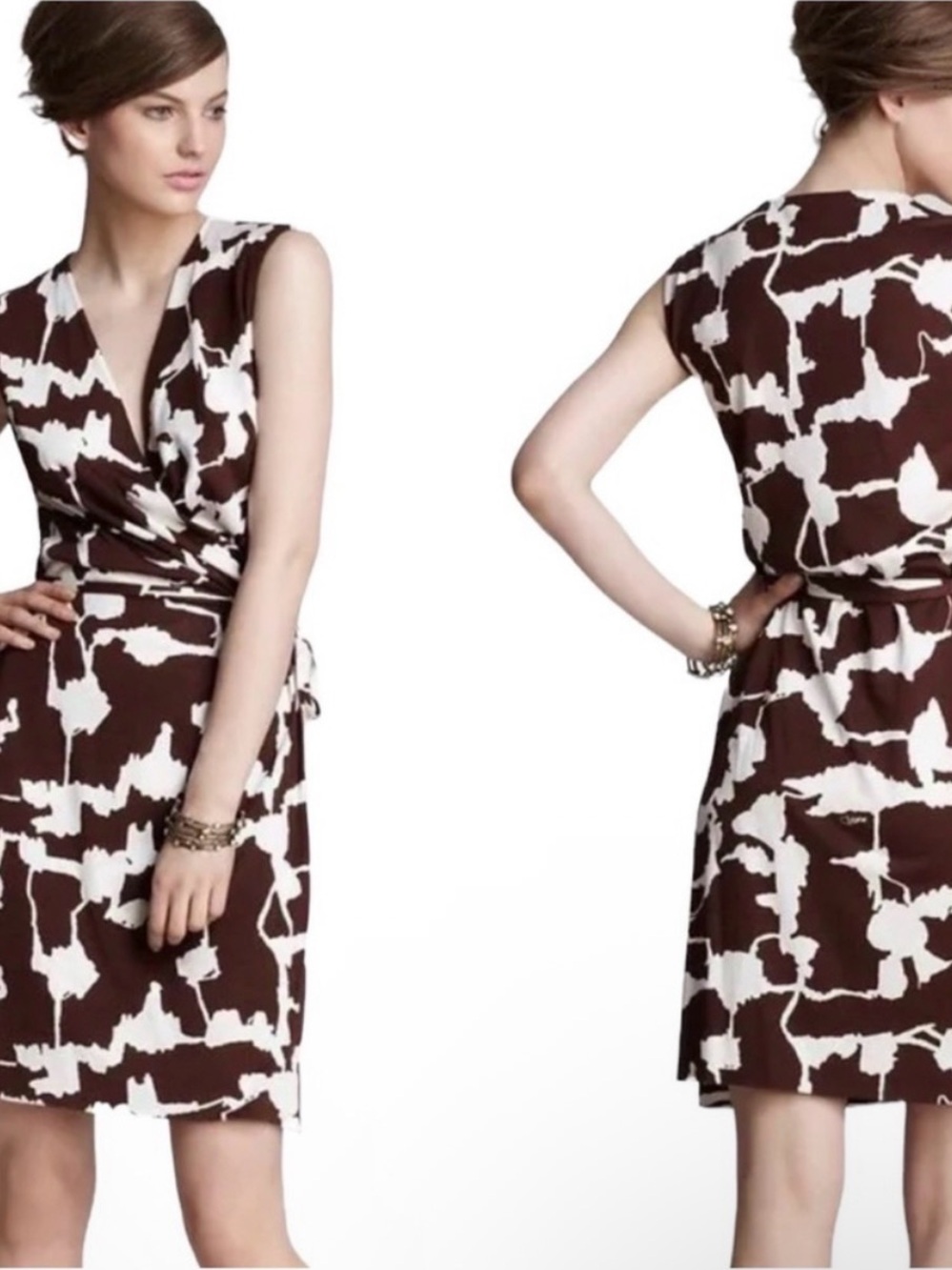 DVF Silk Wrap Dress Size 6